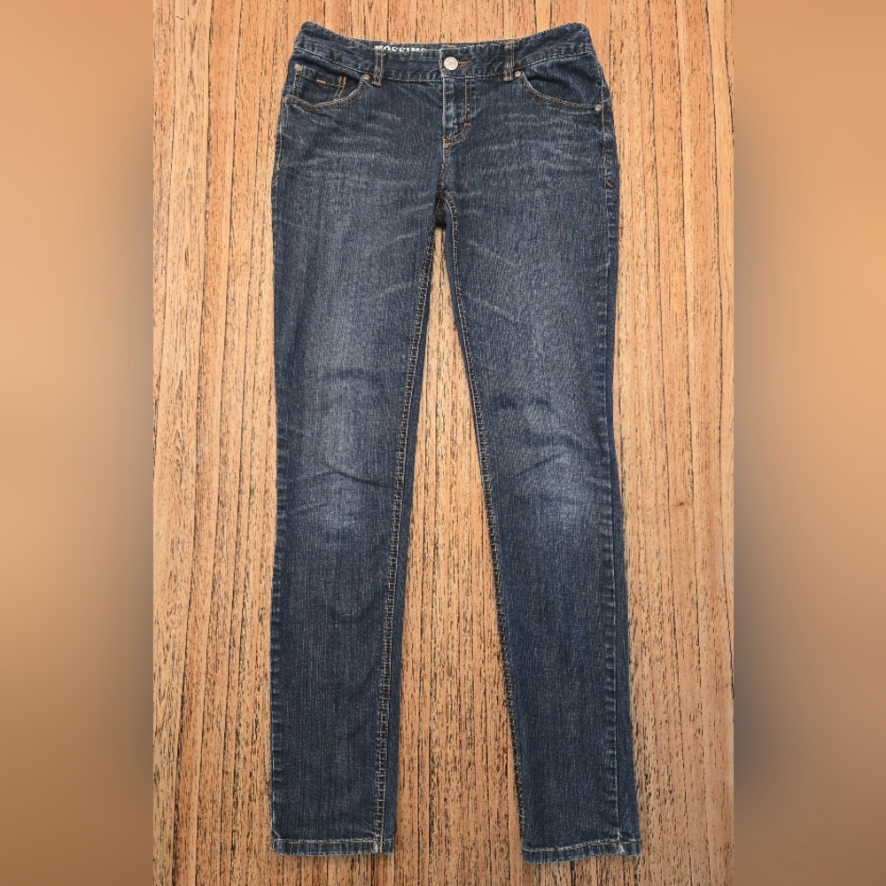 Mossimo Supply Co. Size‎ 7L Womens Medium Wash Skinny Blue Jeans